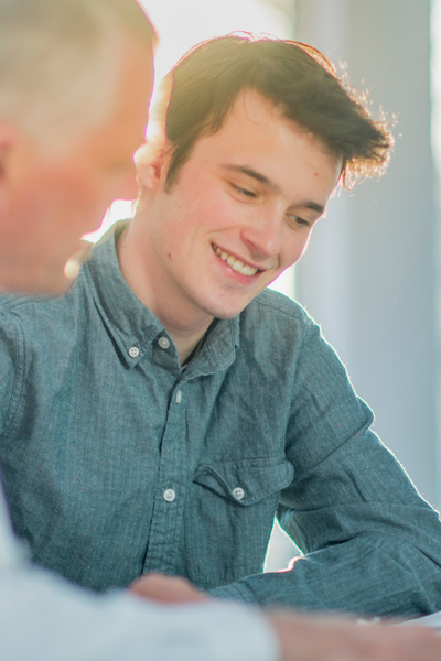 leader and his employee