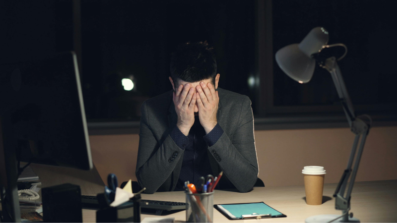 leader facing the pressure of sales